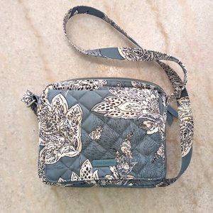 Teal Floral Vera Bradley Crossbody Bag